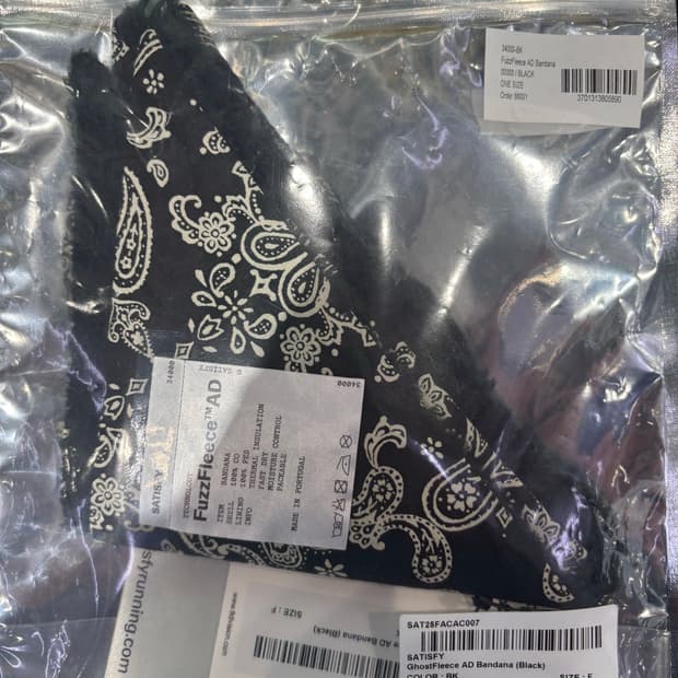 세티스파이 고스트플리스 반다나 블랙