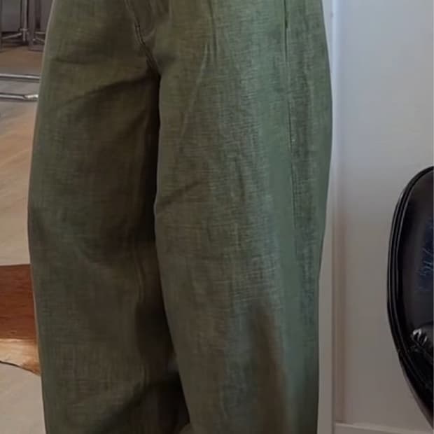 DISCONT’D Green Selvedge Baggy Denim