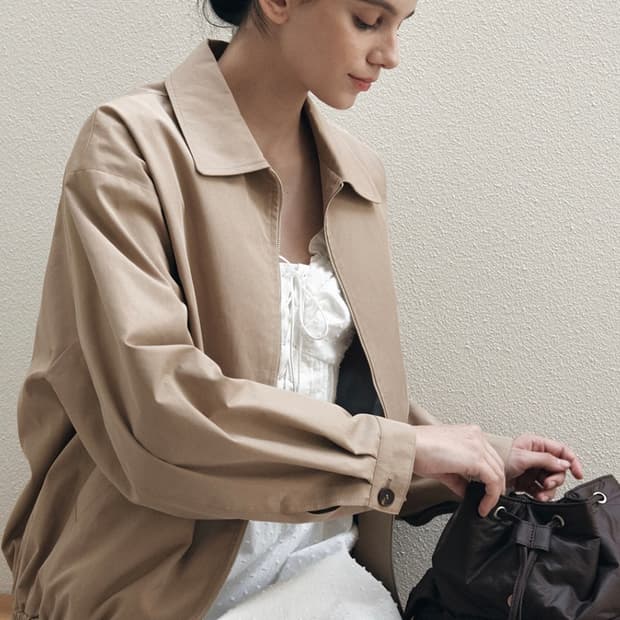 Lotsyou Camille Blouson Jacket Beige