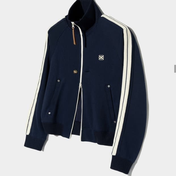 세터 로턴 트랙 집업 자켓 네이비