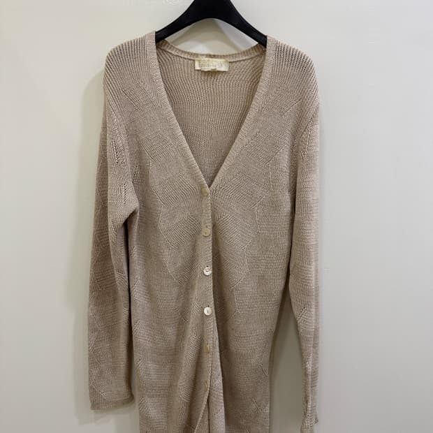 에스카다 베이지 롱 니트 가디건(정품)