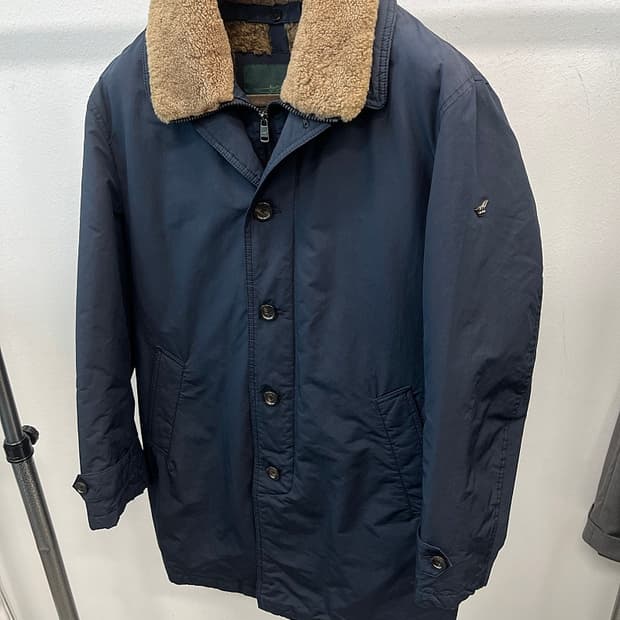 105) 헨리코튼 양털 구스 파일럿코트 