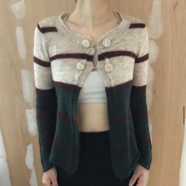 빈티지 스트라이프 가디건 판매합니다