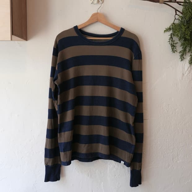 비즈빔 스트라이프 롱슬리브