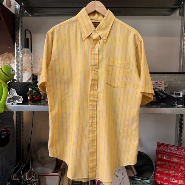 70S SEARS 스트라이프 반팔 셔츠 미국빈티지 일본생산
