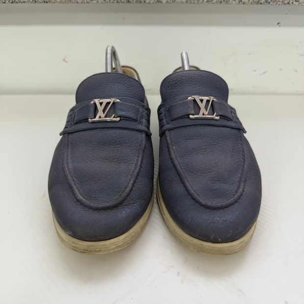 정품) 루이비통 LV로고 남성 로퍼 7.5(265)