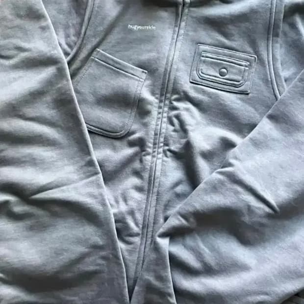 허그유어스킨 봄버 자켓 퍼플