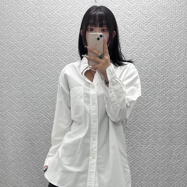 유니클로 X JW앤더슨 빈티지 캐주얼 모던시크 와이셔츠 M C12891