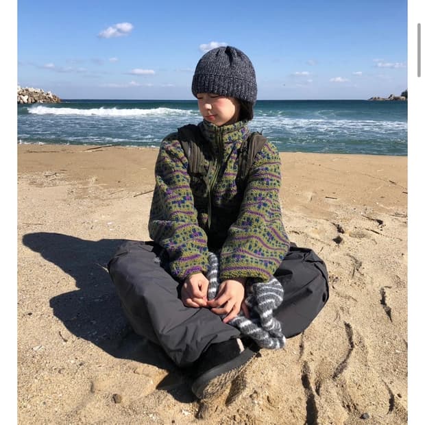 새상품 슬로 울리 헤리티지 덤블 후리스