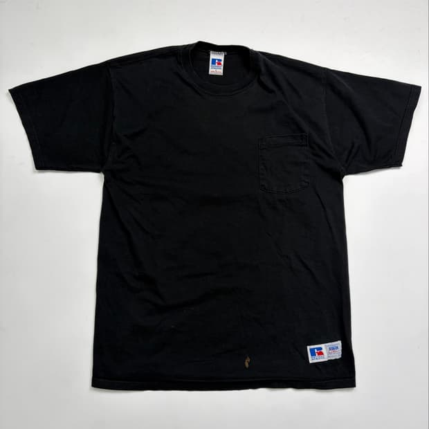 90s Russell Pocket Tee (black)