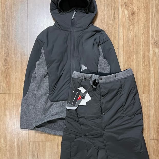 국내 유일 Made JP 앤드원더 탑 플리스 프리마로프트 퍼텍스 세트