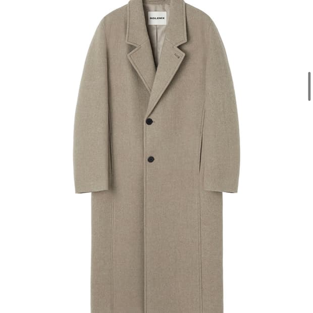 인사일런스 알파타 스티치 라인코트 M