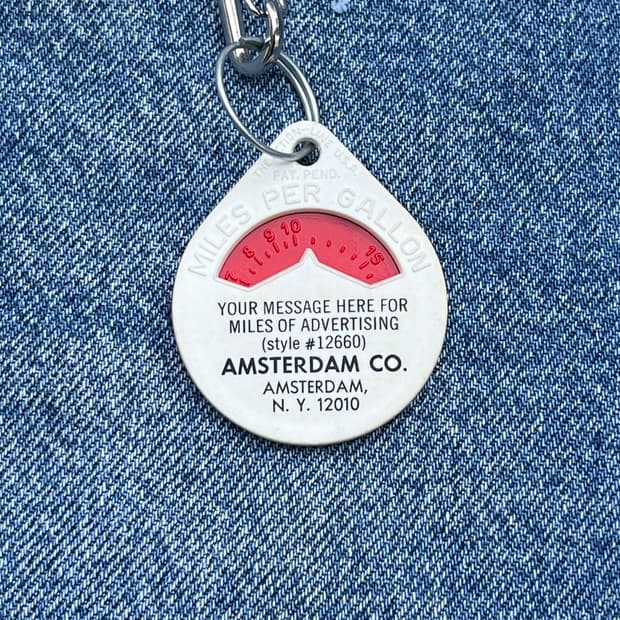 USA Made MPG Calculator Keychain