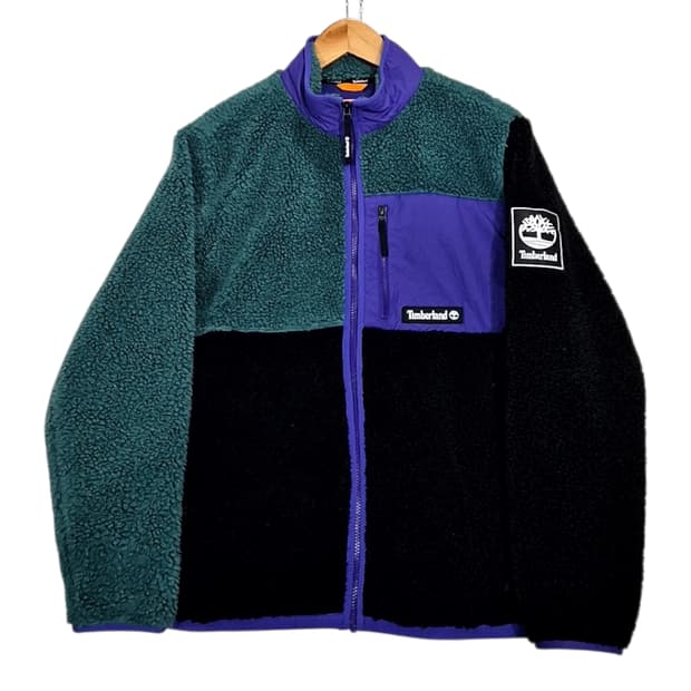 Timberland 팀버랜드 컬러블록 쉐르파 자켓