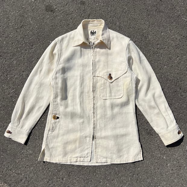 요지 야마모토 2011AW 언밸런스 린넨 자켓