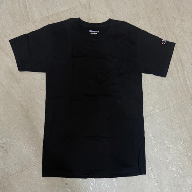 챔피온 반팔 s 블랙