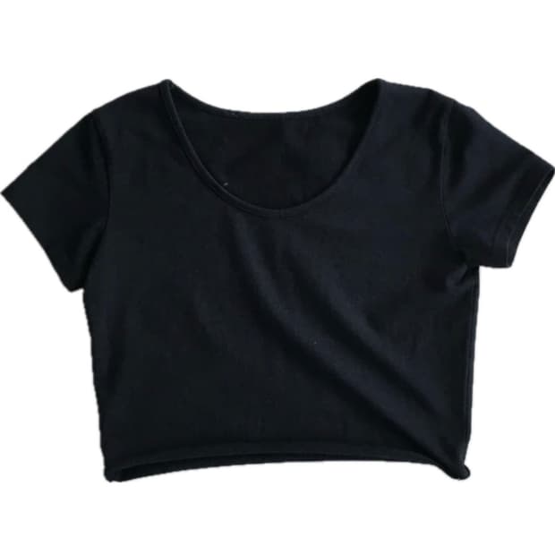 Vintage Navy crop top