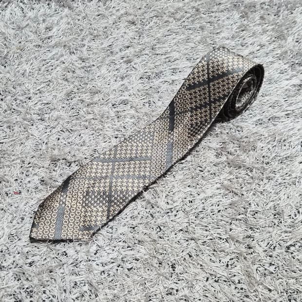 도미니크프랑스 하운드투스 패턴 넥타이 Free - N71