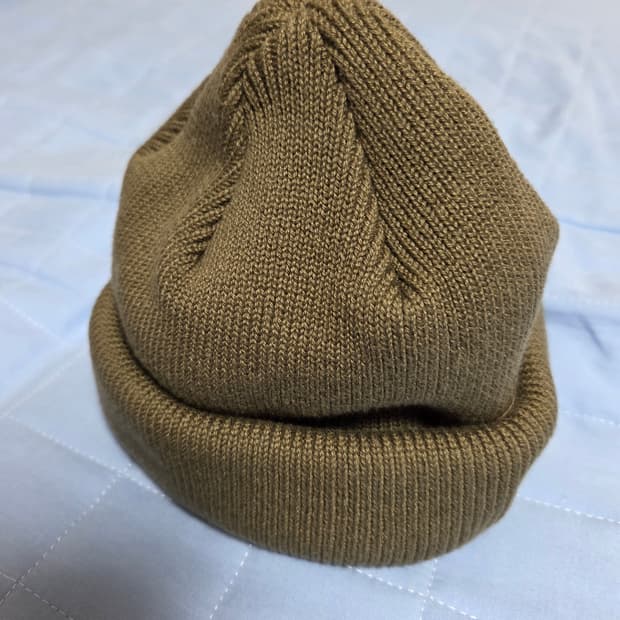 라칼 RACAL ROLL KNIT 비니 올리브