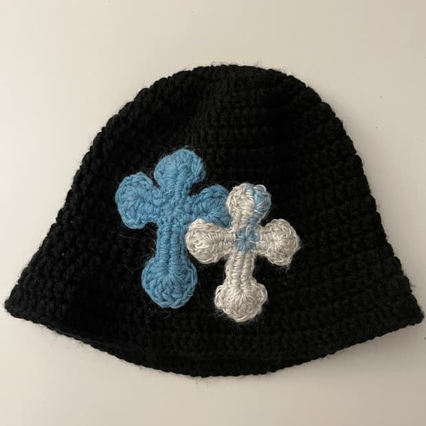 YARN 니트 버킷비니