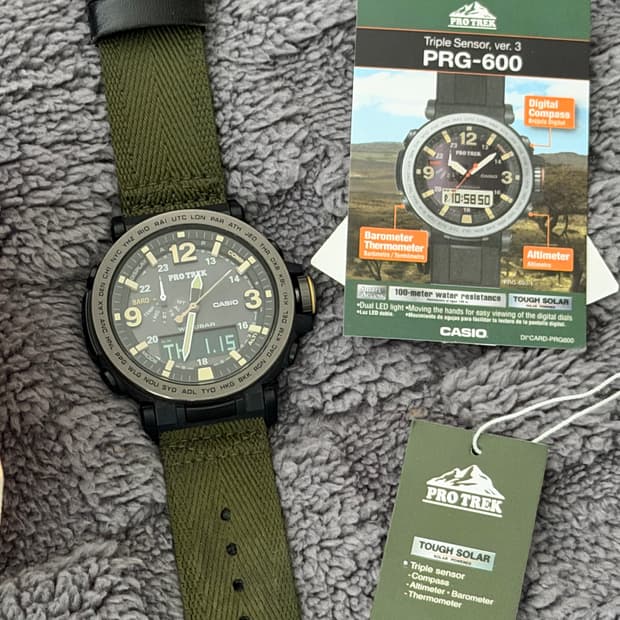 CASIO PRO TREK PRG-600 TOUGH SOLAR