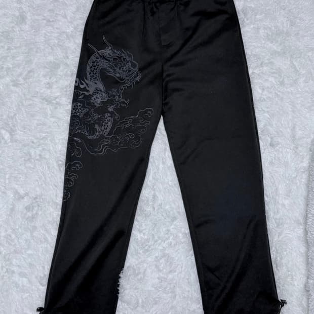 카라쿠리타마시 오리엔탈 드래곤 트랙팬츠
