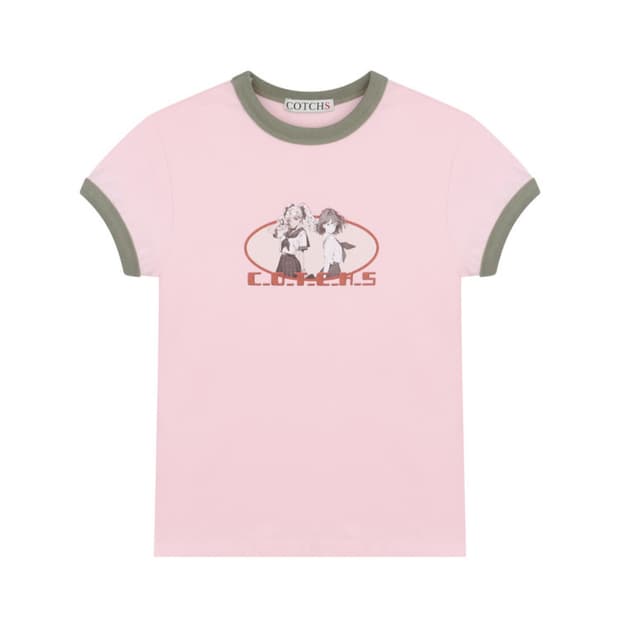 새상품 카치스 GGIRLS RINGER TEE