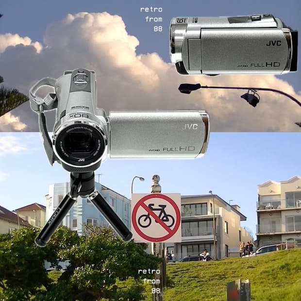 jvc e780 빈티지 캠코더 / 상태 최상 / 풀 구성