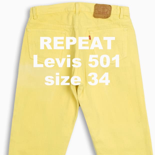 빈티지 리바이스 501 80s USA 34 인치 LV50136507