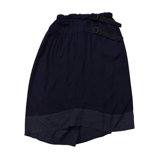 Gomme belted skirt
