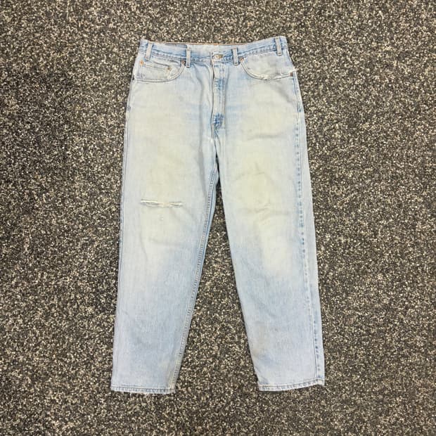  90s 리바이스 550 릴렉스핏 데님 made in USA (38)