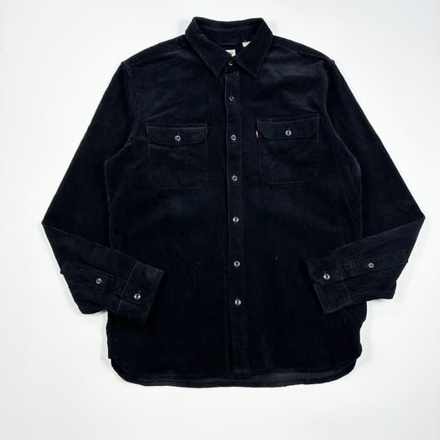 리바이스 클래식 코듀로이 셔츠 블랙 M