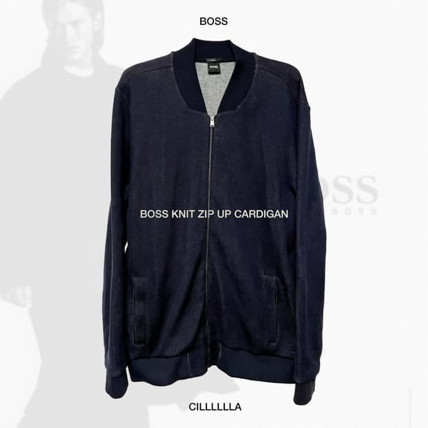 [XXL] BOSS 보스 니트 집업가디건