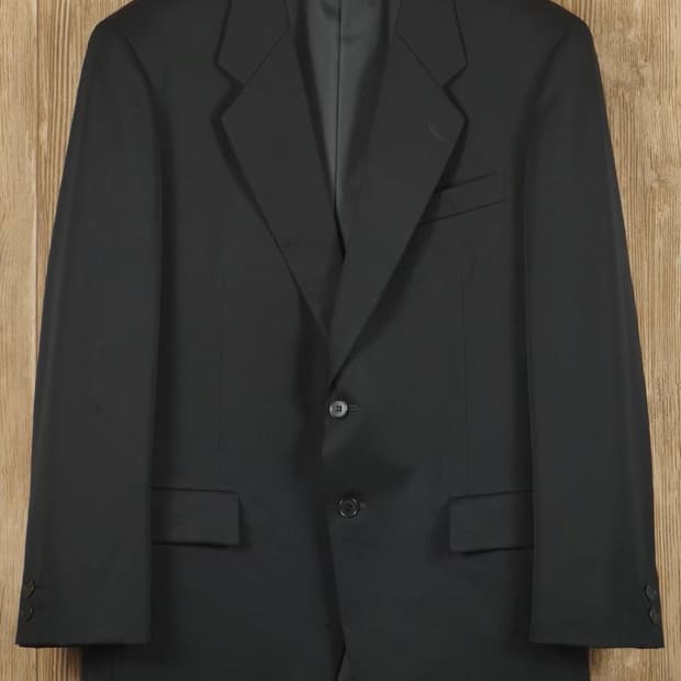 A.A.R 빈티지 재팬 메이드 블랙 울 블레이저 (빅사이즈)