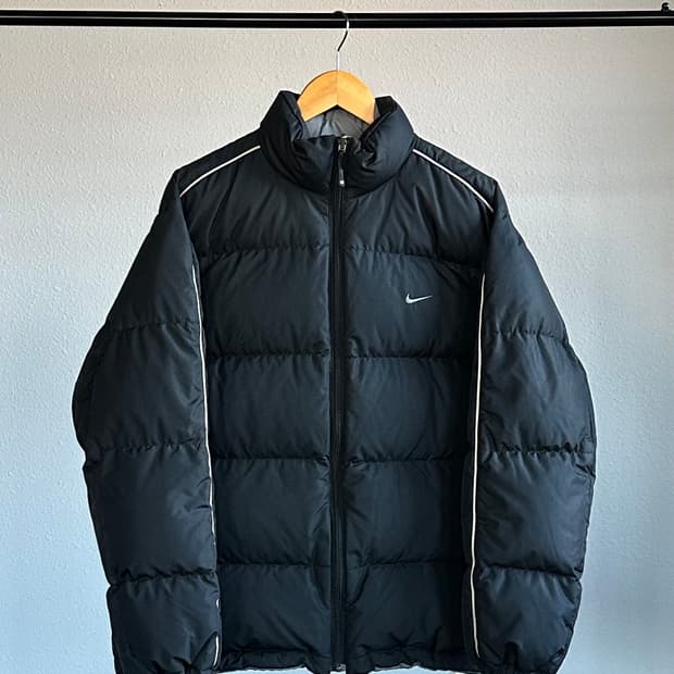 [L]나이키 스우시 리버시블 양면 덕다운 패딩