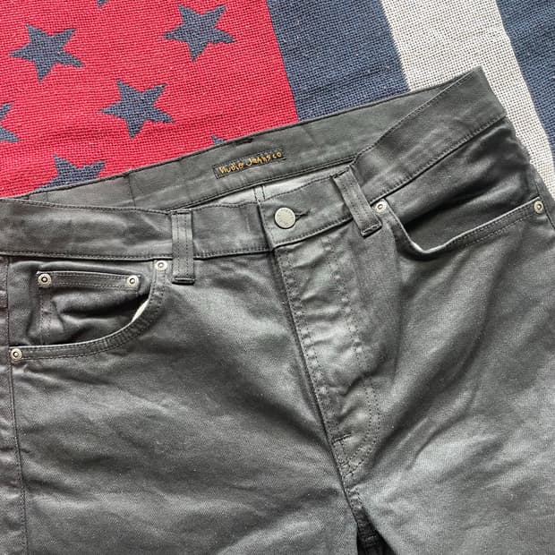 누디진 코팅진 블랙