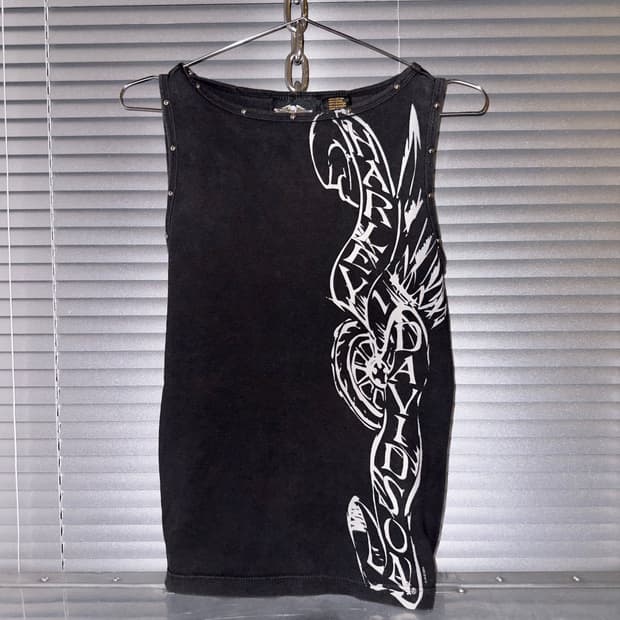 2004 Y2K 할리데이비슨 스터드 슬리브리스