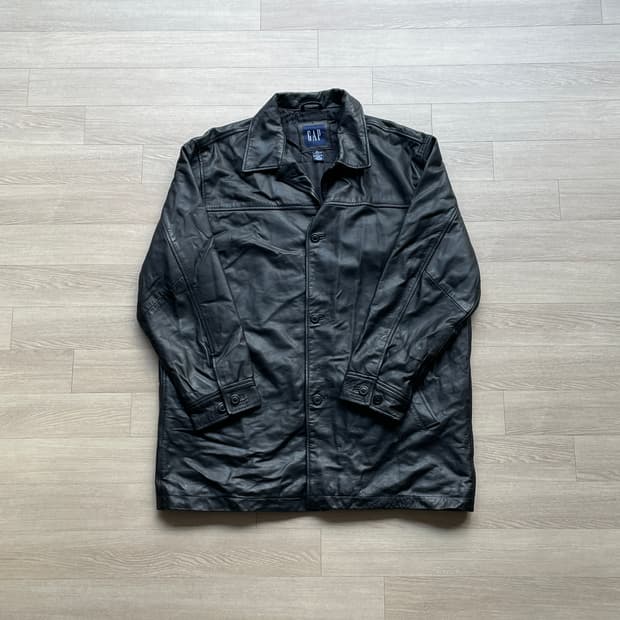 90s 올드갭 레더 카코트 gap carcoat