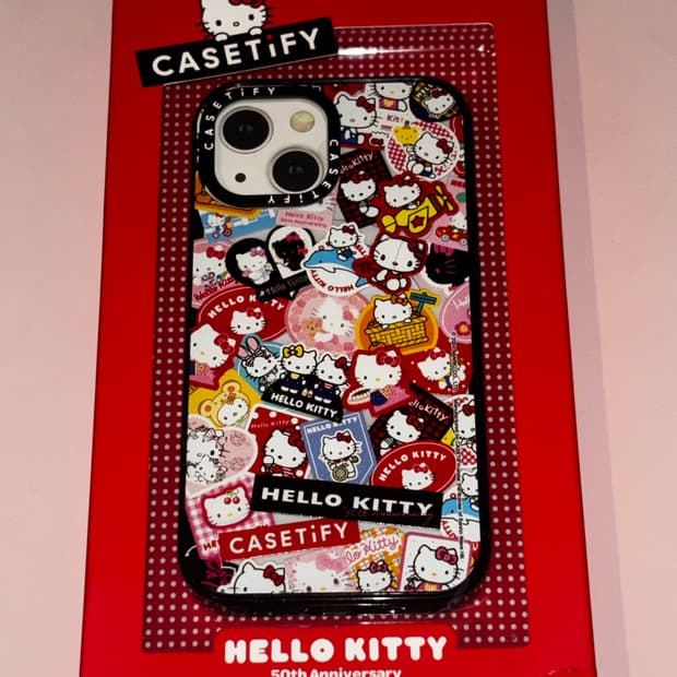케이스티파이 헬로키티 아이폰13미니 폰케이스 판매 50주년 키티 아이폰
