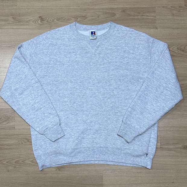 90s 러셀 스웻셔츠 그레이 xl