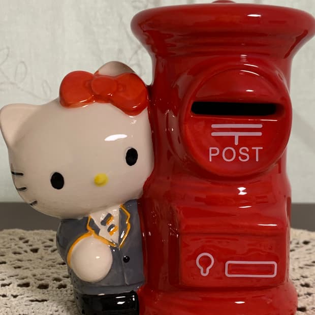 키티 도자기 저금통 2011년 우체국 콜라보