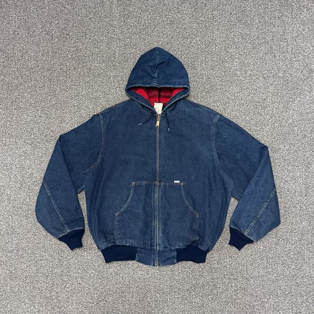 80s 빈티지 칼하트 데님 액티브 자켓