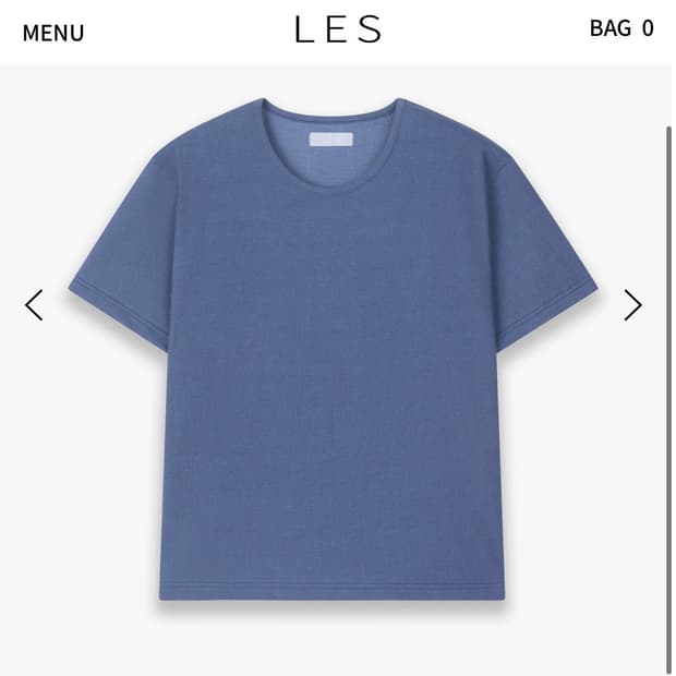 LES Brev t-shirt (blue) 2