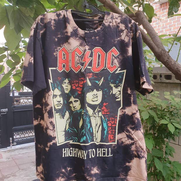 AC/DC Highway to Hell 밴드 티
