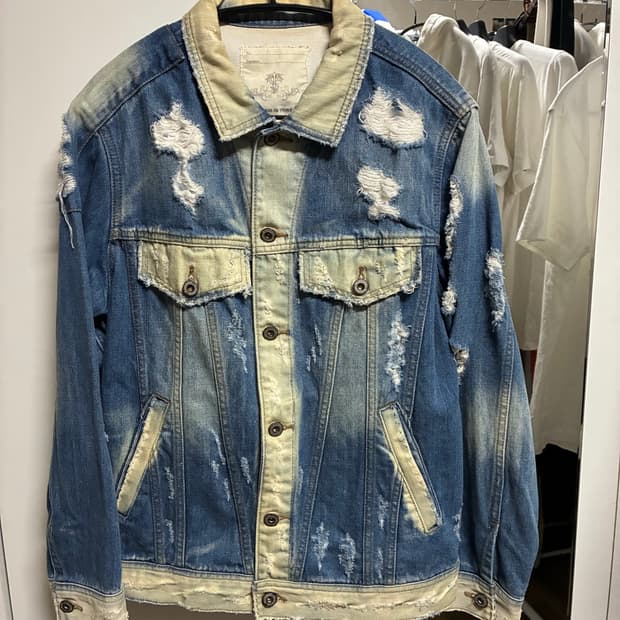 [새상품] TANKUS 탱커스 데님 자켓 S/85