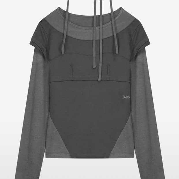 Halter Strap Long Sleeve  (교환 2-->1)