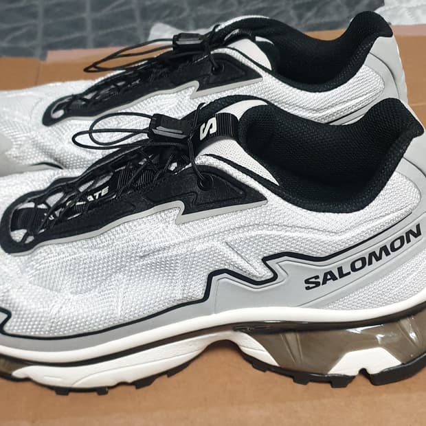 살로몬 XT-슬레이트 ADV 트레킹 런닝화 고스트 그레이 블랙 (285)