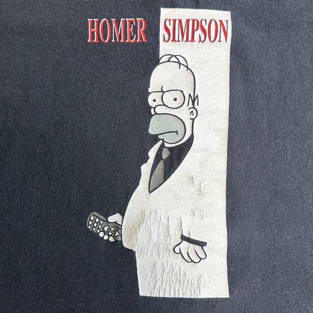 Homer Simpson Scarface parody t shirt