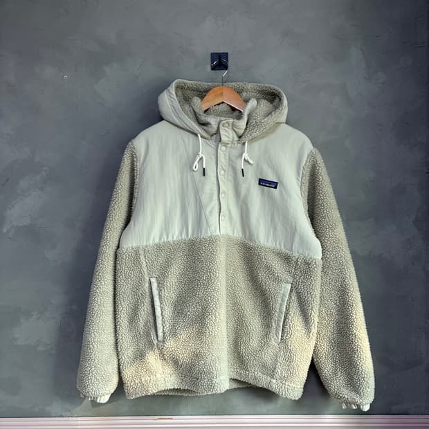 파타고니아 레트로 X 플리스 풀오버 반집업 펠리칸