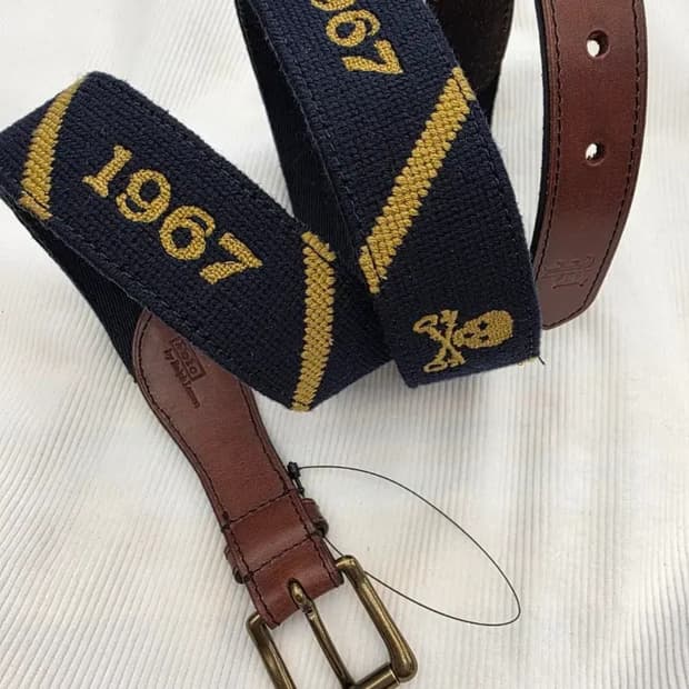 폴로 랄프로렌 1967 레더 새상품 단종 벨트 처분 